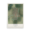 Map of Titonka, Iowa, 12 x 18 inch unframed archival matte print