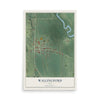 Map of Wallingford, Iowa, 12 x 18 inch unframed archival matte print