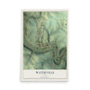 Map of Waterville, Iowa, 12 x 18 inch unframed archival matte print