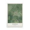 Map of Westfield, Iowa, 12 x 18 inch unframed archival matte print