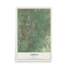 Map of Ammon, Idaho, 12 x 18 inch unframed archival matte print