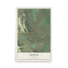 Map of Challis, Idaho, 12 x 18 inch unframed archival matte print