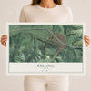 Map of Kellogg, Idaho, 12 x 18 inch unframed archival matte print