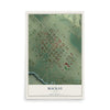 Map of Mackay, Idaho, 12 x 18 inch unframed archival matte print