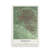 Map of Meridian, Idaho, 12 x 18 inch unframed archival matte print