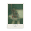 Map of Newdale, Idaho, 12 x 18 inch unframed archival matte print