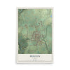 Map of Preston, Idaho, 12 x 18 inch unframed archival matte print