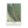 Map of Spencer, Idaho, 12 x 18 inch unframed archival matte print