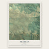 Teakean, Idaho map print, the full design