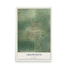 Map of Arrowsmith, Illinois, 12 x 18 inch unframed archival matte print