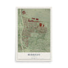 Map of Berkeley, Illinois, 12 x 18 inch unframed archival matte print