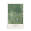 Map of Big Rock, Illinois, 12 x 18 inch unframed archival matte print