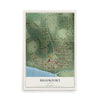 Map of Brookport, Illinois, 12 x 18 inch unframed archival matte print