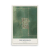 Map of Buckingham, Illinois, 12 x 18 inch unframed archival matte print