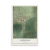 Map of Cooksville, Illinois, 12 x 18 inch unframed archival matte print