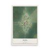 Map of Dana, Illinois, 12 x 18 inch unframed archival matte print