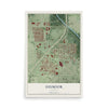 Map of Dixmoor, Illinois, 12 x 18 inch unframed archival matte print