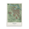 Map of Dolton, Illinois, 12 x 18 inch unframed archival matte print