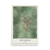 Map of Effingham, Illinois, 12 x 18 inch unframed archival matte print