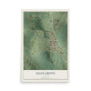 Map of Ellis Grove, Illinois, 12 x 18 inch unframed archival matte print