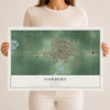 Map of Fairbury, Illinois, 12 x 18 inch unframed archival matte print