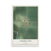 Map of Golden Gate, Illinois, 12 x 18 inch unframed archival matte print
