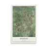 Map of Huntley, Illinois, 12 x 18 inch unframed archival matte print