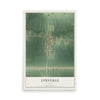 Map of Lynnville, Illinois, 12 x 18 inch unframed archival matte print