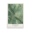Map of Maeystown, Illinois, 12 x 18 inch unframed archival matte print