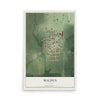 Map of Malden, Illinois, 12 x 18 inch unframed archival matte print