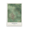 Map of Marshall, Illinois, 12 x 18 inch unframed archival matte print