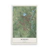 Map of McHenry, Illinois, 12 x 18 inch unframed archival matte print