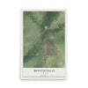Map of Monticello, Illinois, 12 x 18 inch unframed archival matte print