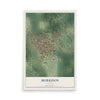 Map of Morrison, Illinois, 12 x 18 inch unframed archival matte print