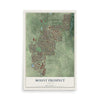 Map of Mount Prospect, Illinois, 12 x 18 inch unframed archival matte print