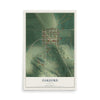 Map of Oakford, Illinois, 12 x 18 inch unframed archival matte print