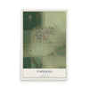 Map of Papineau, Illinois, 12 x 18 inch unframed archival matte print