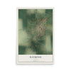 Map of Raymond, Illinois, 12 x 18 inch unframed archival matte print