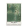 Map of Rockbridge, Illinois, 12 x 18 inch unframed archival matte print