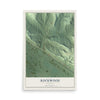 Map of Rockwood, Illinois, 12 x 18 inch unframed archival matte print