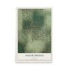 Map of Sailor Springs, Illinois, 12 x 18 inch unframed archival matte print