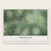 Smithville, Illinois map print, the full design