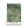 Map of West Frankfort, Illinois, 12 x 18 inch unframed archival matte print