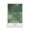 Map of Altona, Indiana, 12 x 18 inch unframed archival matte print