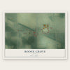 Boone Grove, Indiana map print, the full design