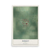 Map of Burket, Indiana, 12 x 18 inch unframed archival matte print