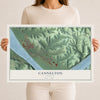 Map of Cannelton, Indiana, 12 x 18 inch unframed archival matte print