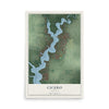 Map of Cicero, Indiana, 12 x 18 inch unframed archival matte print
