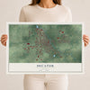 Map of Decatur, Indiana, 12 x 18 inch unframed archival matte print