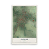 Map of Dunkirk, Indiana, 12 x 18 inch unframed archival matte print